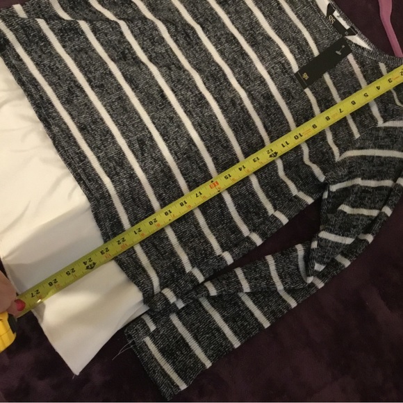 NWT SJS Layered Sweater Long Sleeve Top- Runs Small - Picture 5 of 6